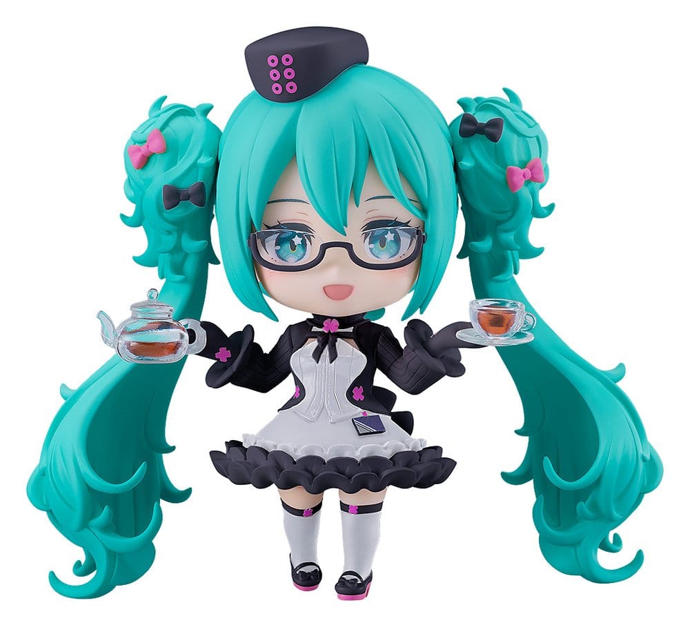 Karaktärs-Vokalsserie 01: Hatsune Miku Nendoroid Actionfigur Hatsune Miku: Glasögon x Café-version 10 cm