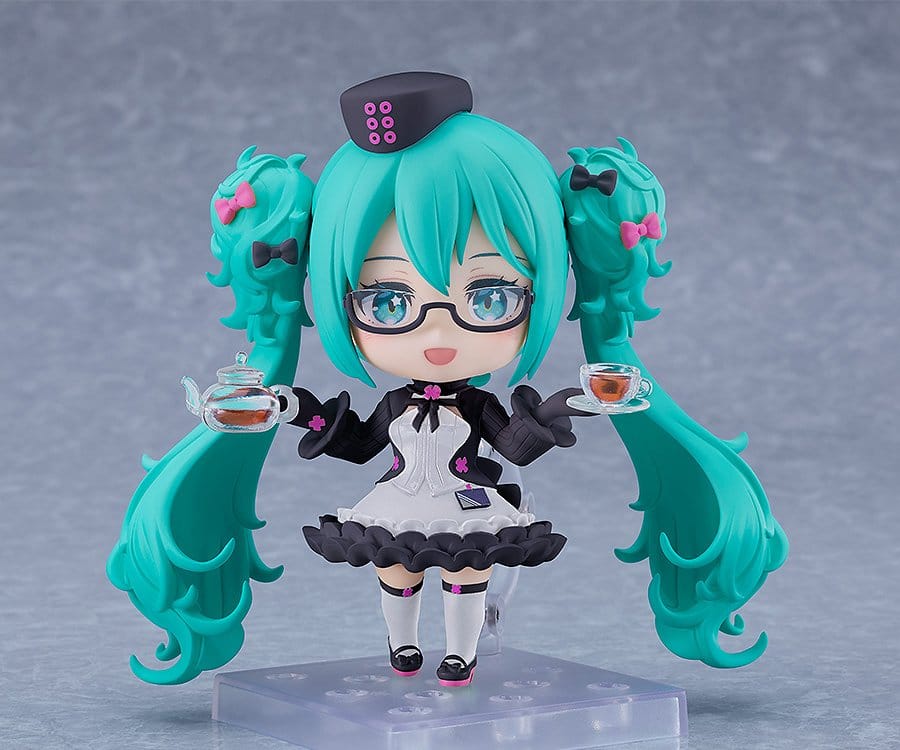 Karaktärs-Vokalsserie 01: Hatsune Miku Nendoroid Actionfigur Hatsune Miku: Glasögon x Café-version 10 cm