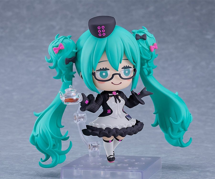 Karaktärs-Vokalsserie 01: Hatsune Miku Nendoroid Actionfigur Hatsune Miku: Glasögon x Café-version 10 cm