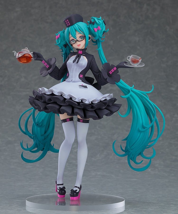 Karaktärsserie Vocal 01: Hatsune Miku Pop Up Parade Hatsune Miku: Glasögon x Café-version 18 cm