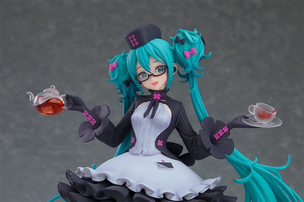 Karaktärsserie Vocal 01: Hatsune Miku Pop Up Parade Hatsune Miku: Glasögon x Café-version 18 cm