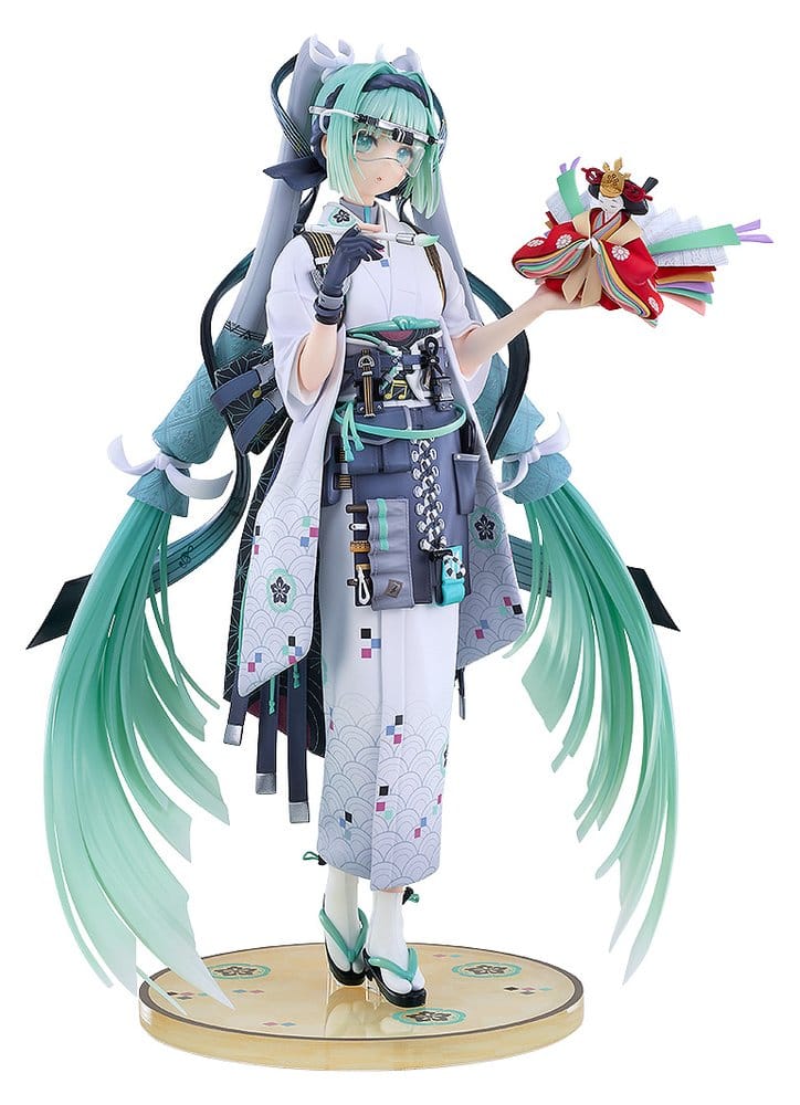 Character Vocal-serie 01: Hatsune Miku PVC-figur 1/7 Smile x Future version, 27 cm
