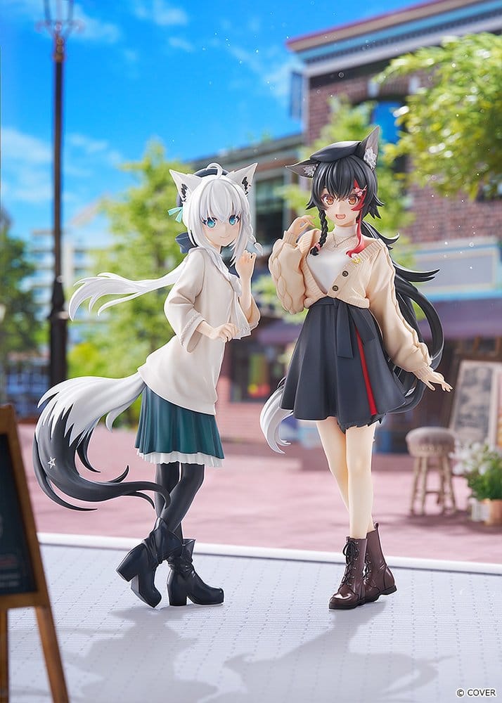 Hololive Production G.S. Collection PVC Figure 1/7 Ookami Mio Date Style - Street Outfit Ver. 24 cm