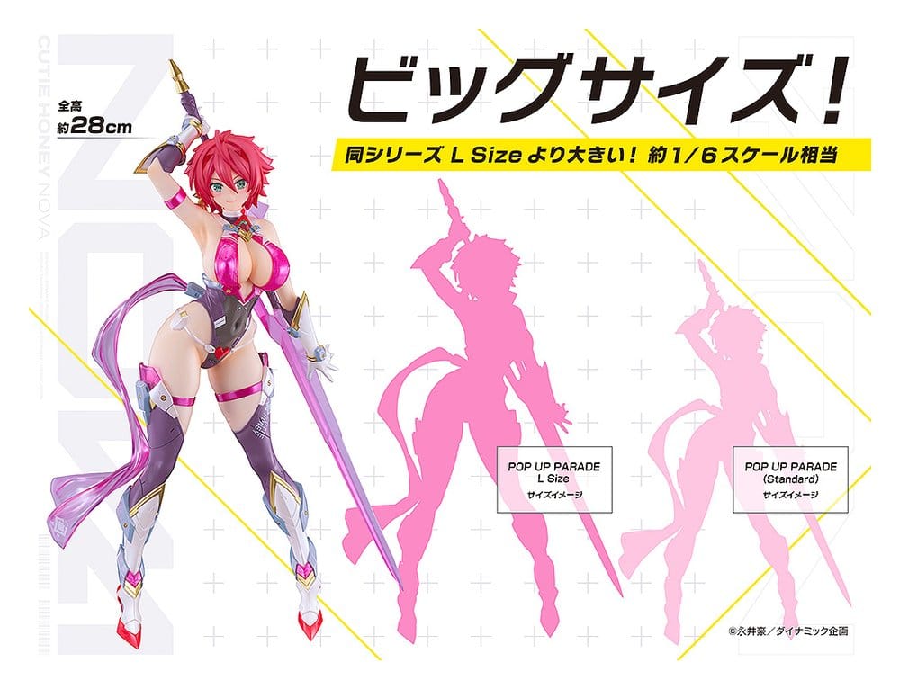 Cutie Honey Nova Pop Up Parade SP PVC-figur Cutie Honey 28 cm