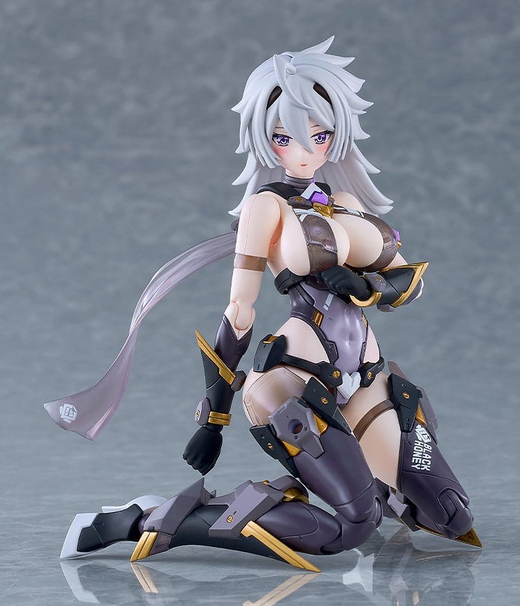 Cutie Honey Nova Plamatea Byggsats av Plast, Svarta Honey, 17 cm