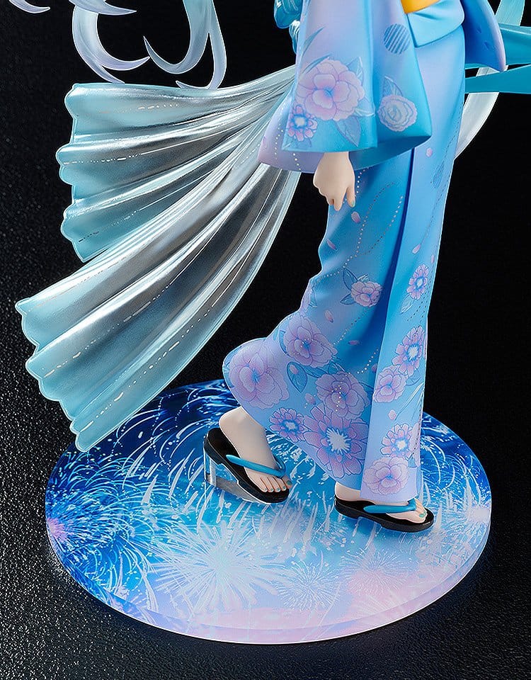Character Vocal Series 01: Hatsune Miku PVC-figur i skala 1/7, Musik & Eldverk-version, 23 cm