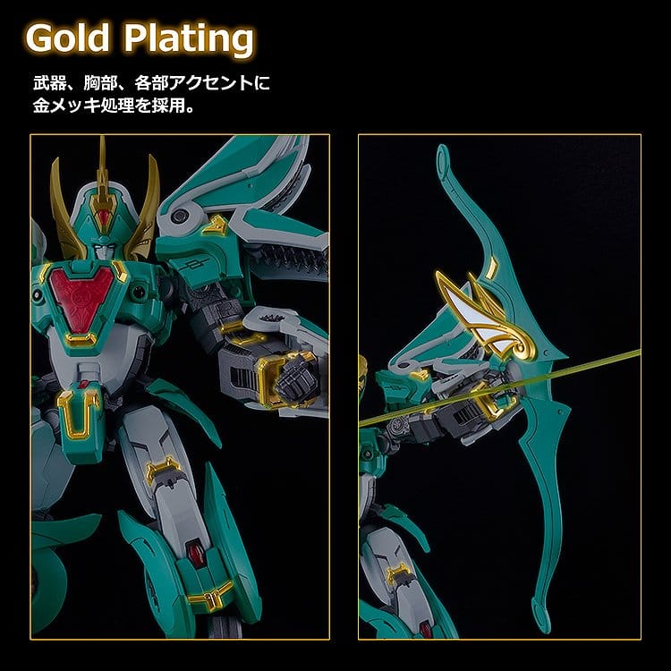 Mado King Granzort Moderoid King's Style plastmodellbyggsats Winzert Gold Edition 18 cm