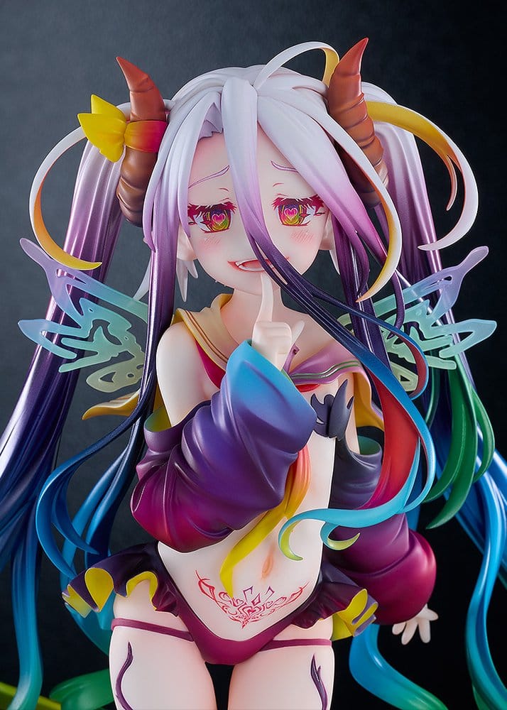 No Game No Life PVC-figur 1/7 Black Shiro 26 cm