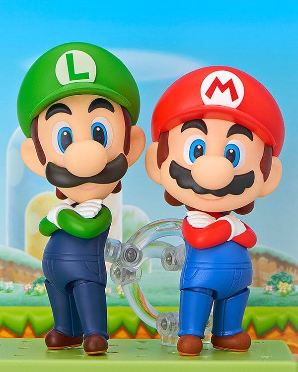 Super Mario Nendoroid actionfigur Luigi 10 cm