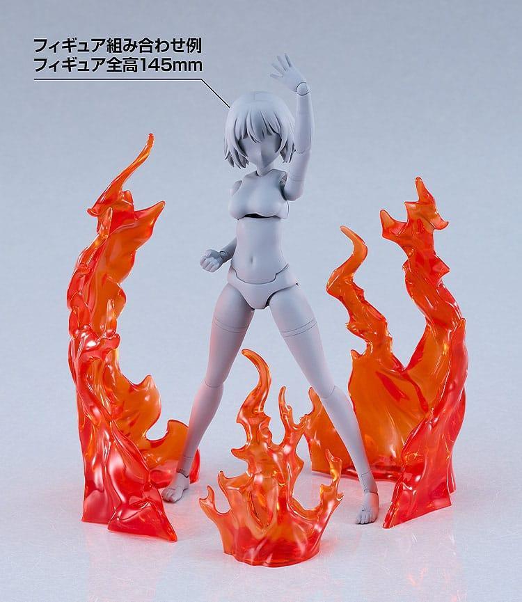 The Simple Effect Parts for Figures Flames: Red Good Smile Company
