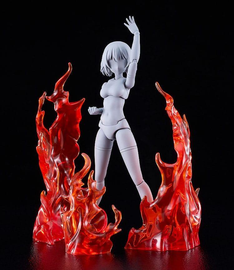 The Simple Effect Parts for Figures Flames: Red Good Smile Company