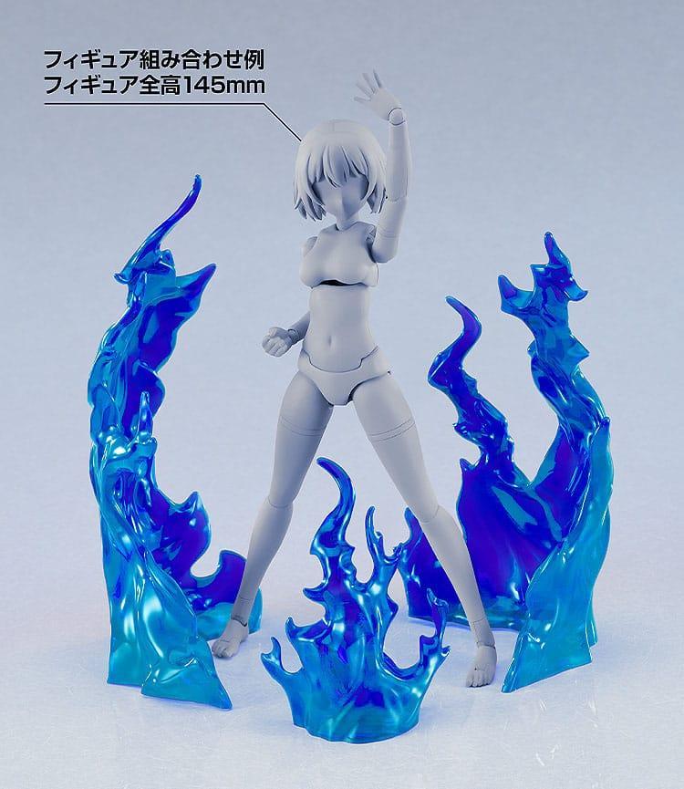 The Simple Effect Parts for Figures Flames: Blue Good Smile Company