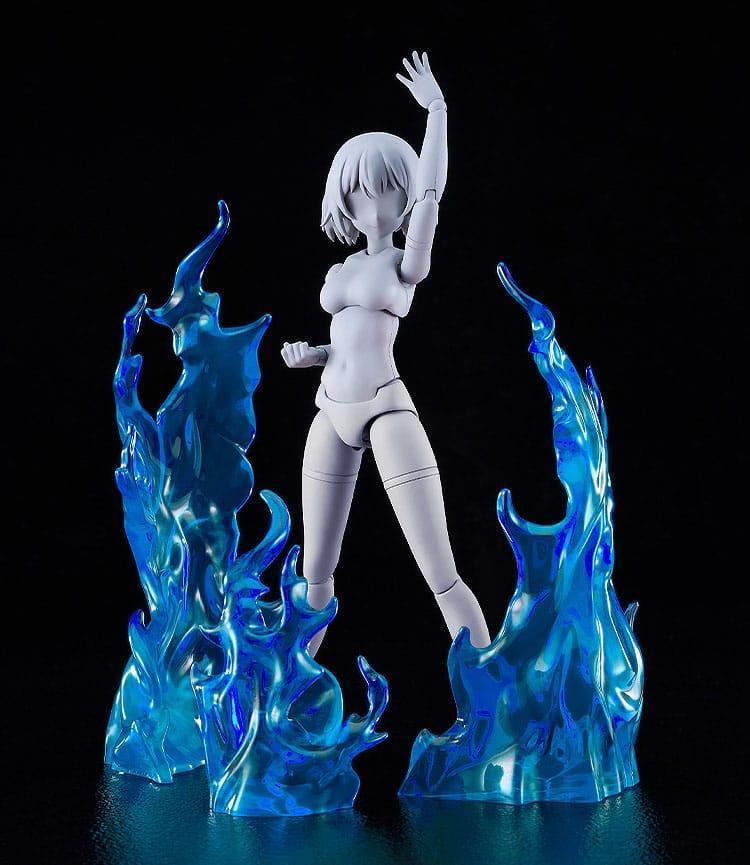 The Simple Effect Parts for Figures Flames: Blue Good Smile Company