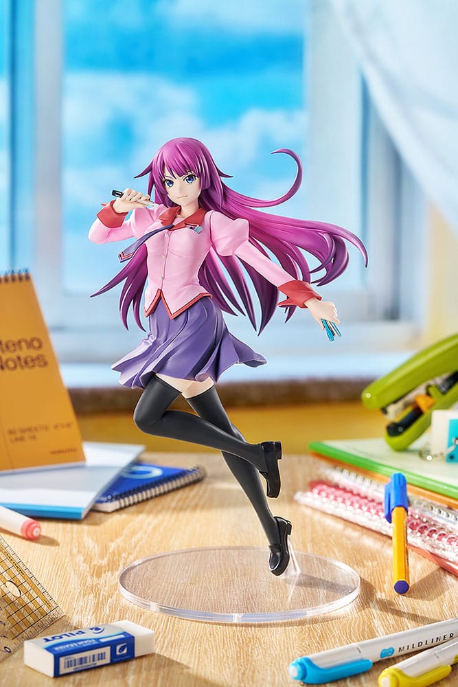 Monogatari Series Pop Up Parade PVC Figur Hitagi Senjyogahara L Size 23 cm Good Smile Company