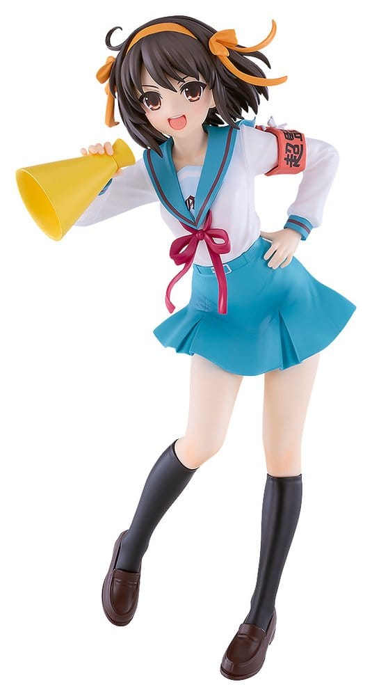 The Melancholy of Haruhi Suzumiya Pop Up Parade PVC-figur Haruhi Suzumiya L-storlek 22 cm