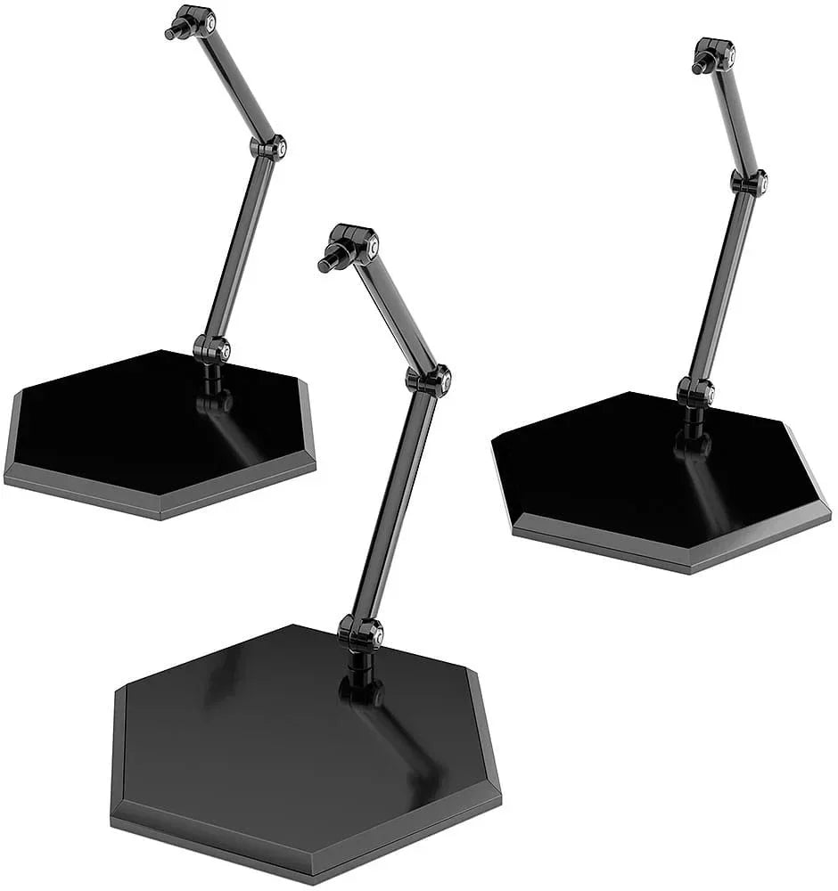The Simple Stand Mini Nendoroid More för Mini Figurer & Modeller - Svart Hex Typ 3-Pack Good Smile Company