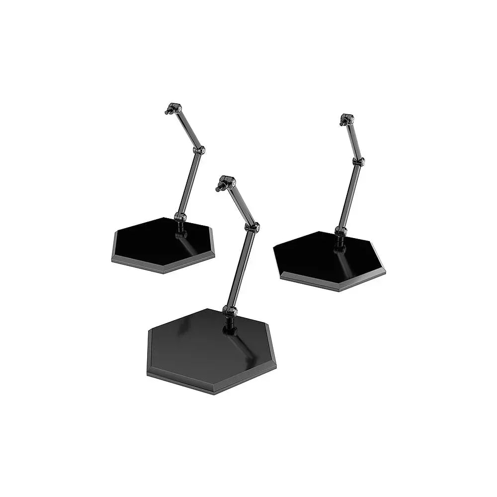 The Simple Stand Mini Nendoroid More för Mini Figurer & Modeller - Svart Hex Typ 3-Pack Good Smile Company