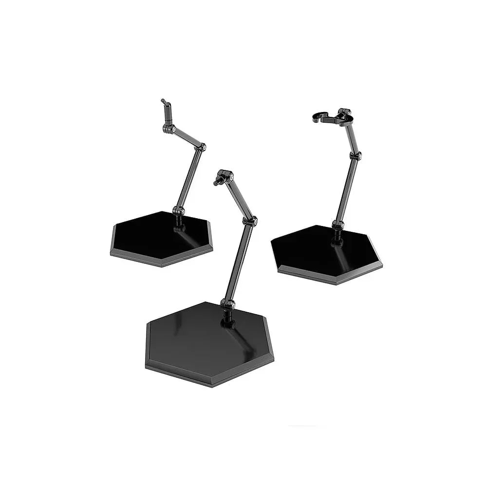 The Simple Stand Mini Nendoroid More för Mini Figurer & Modeller - Svart Hex Typ 3-Pack Good Smile Company