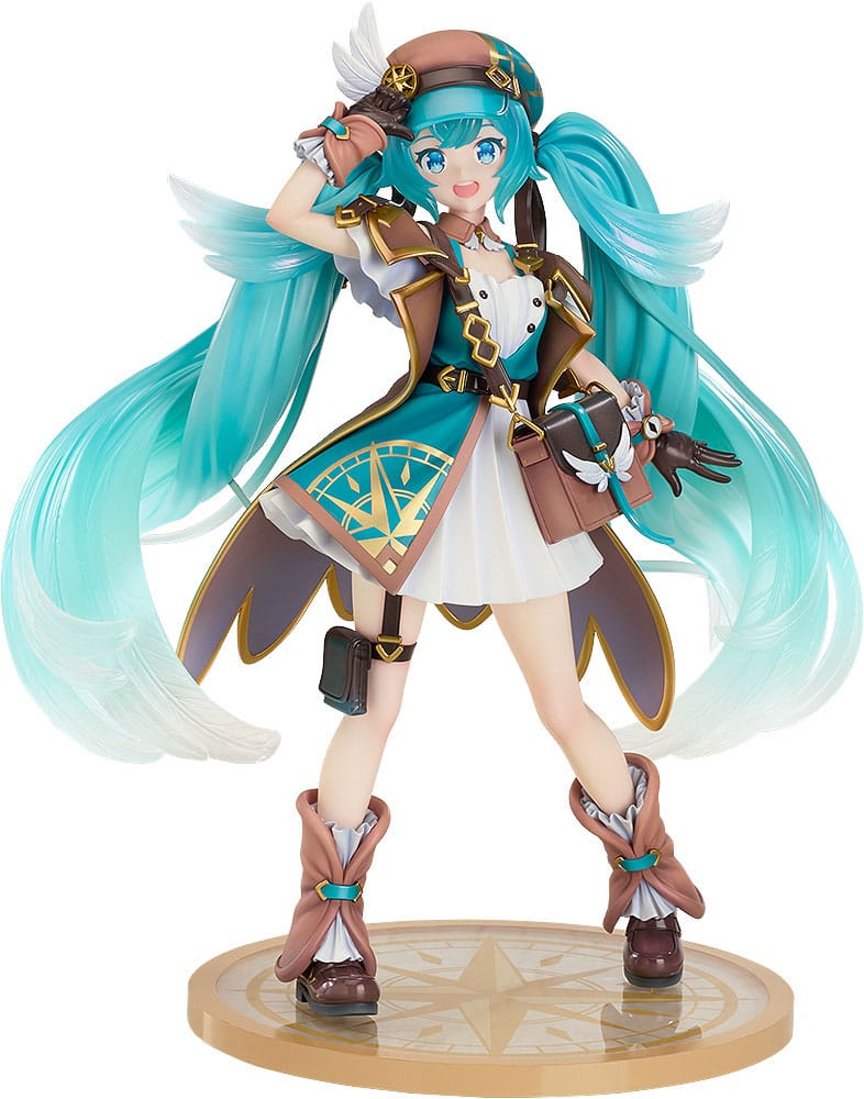 Karaktärsångserie 01: Hatsune Miku PVC Figur 1/7 Hatsune Miku: 100:e Äventyrsversionen 25 cm Good Smile Company