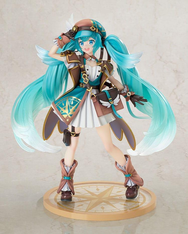 Karaktärsångserie 01: Hatsune Miku PVC Figur 1/7 Hatsune Miku: 100:e Äventyrsversionen 25 cm Good Smile Company