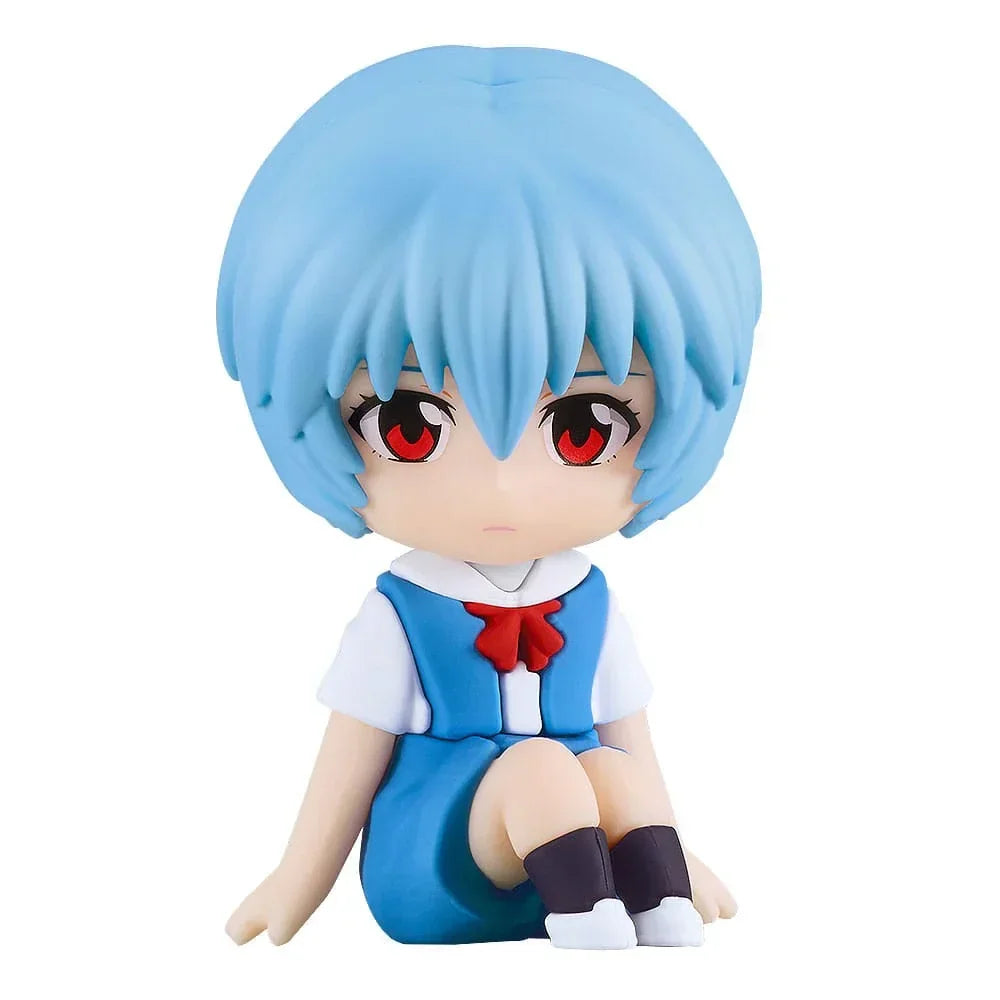Rebuild of Evangelion Gummifigur Nendroid Plus Mini Figurer Rei Ayanami 8 cm Good Smile Company