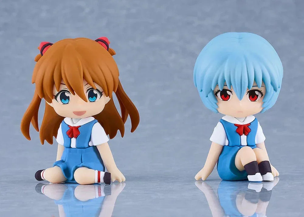 Rebuild of Evangelion Gummifigur Nendroid Plus Mini Figurer Rei Ayanami 8 cm Good Smile Company