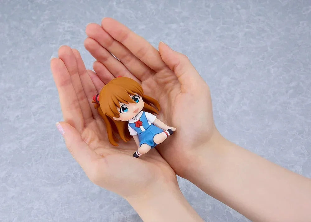 Rebuild of Evangelion Gummimaske Nendroid Plus Mini Figur Asuka Shikinami Langley 8 cm Good Smile Company