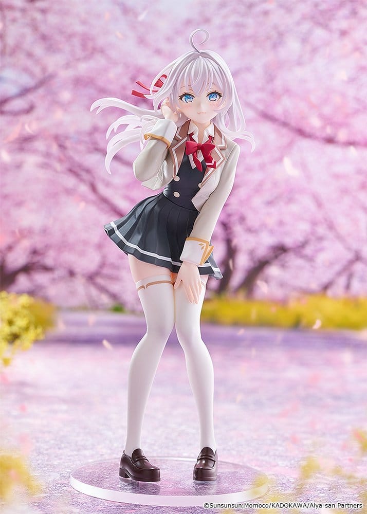 Alya Ibland Döljer Sina Känslor i Rysk Pop Up Parade PVC Figur Alisa Mikhailovna Kujou L Storlek 22 cm