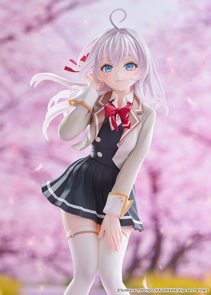 Alya Ibland Döljer Sina Känslor i Rysk Pop Up Parade PVC Figur Alisa Mikhailovna Kujou L Storlek 22 cm
