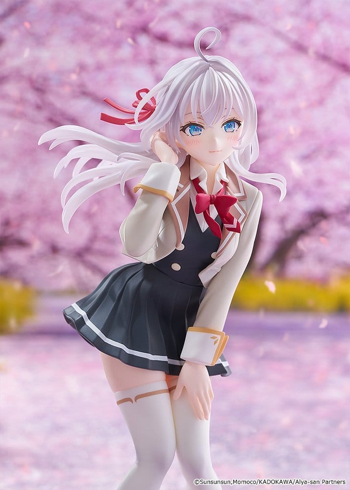 Alya Ibland Döljer Sina Känslor i Rysk Pop Up Parade PVC Figur Alisa Mikhailovna Kujou L Storlek 22 cm