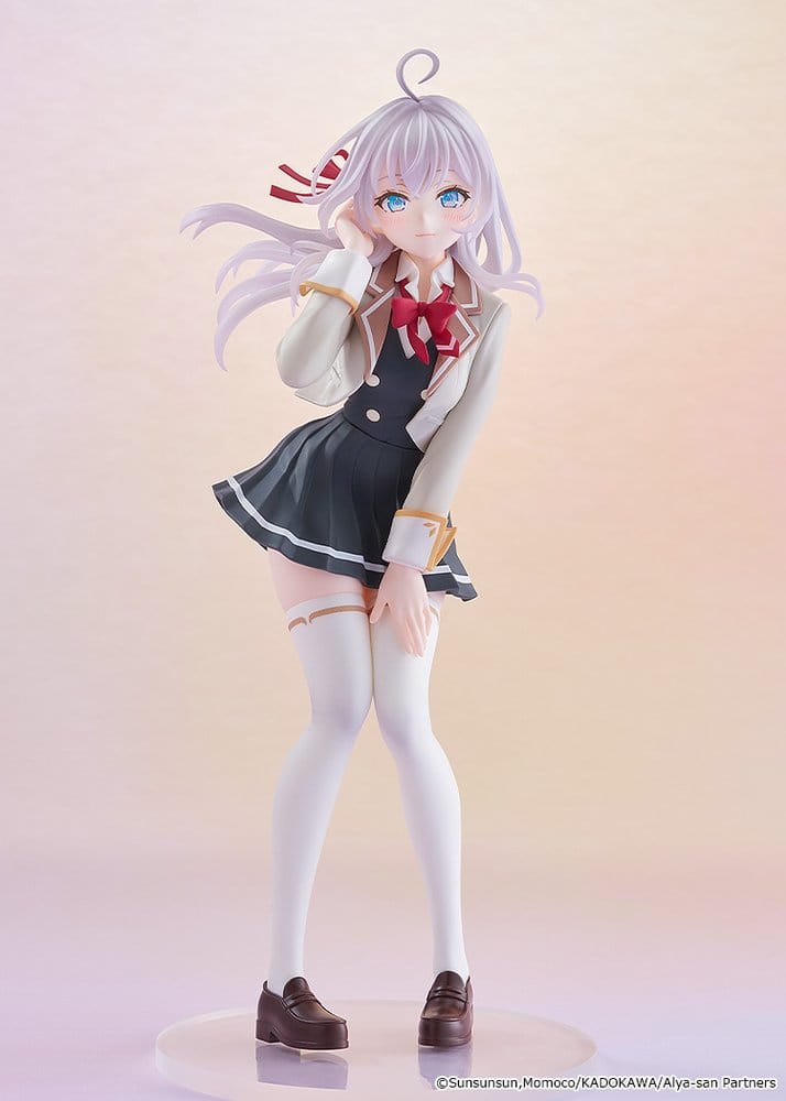 Alya Ibland Döljer Sina Känslor i Rysk Pop Up Parade PVC Figur Alisa Mikhailovna Kujou L Storlek 22 cm