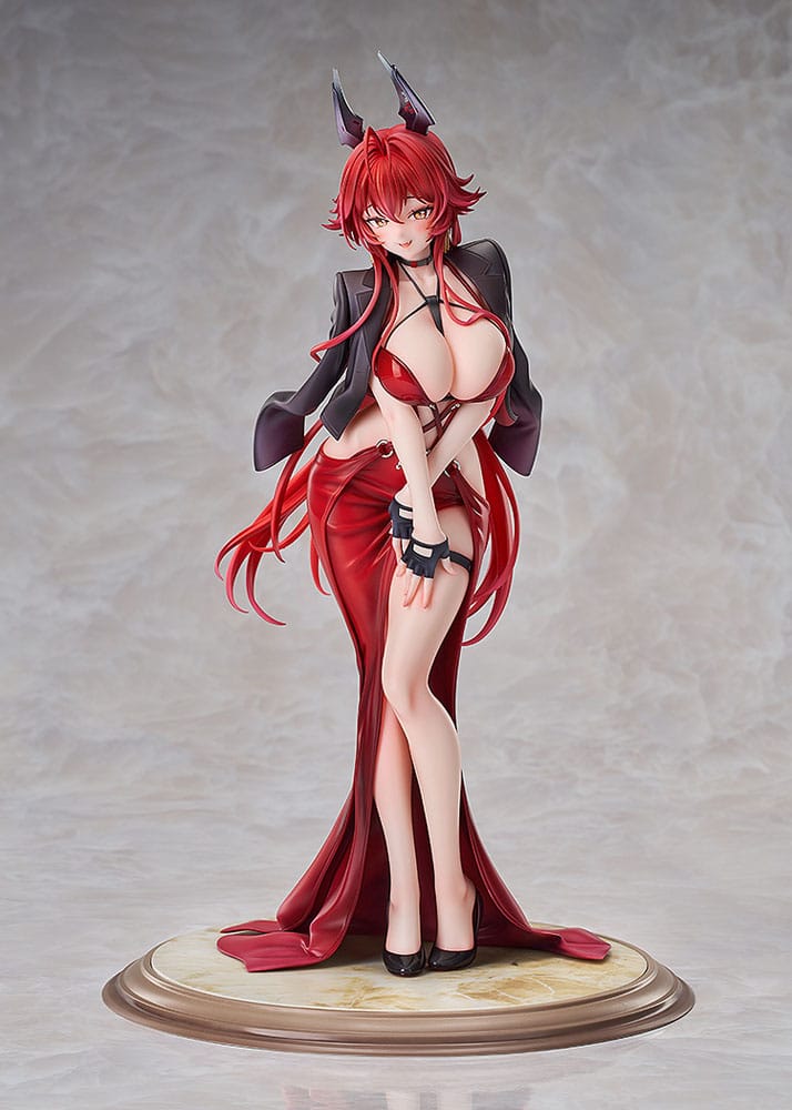 Segerens Gudinna: Nikke PVC Figur 1/7 Röd Kappa Nonsense Röd 25 cm Good Smile Company