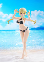 Fairy Tail 100 Years Quest Beach Queens Pop Up Parade PVC Figur Lucy Heartfilia: Virgo Form Baddräktsversion L Storlek 23 cm Good Smile Company