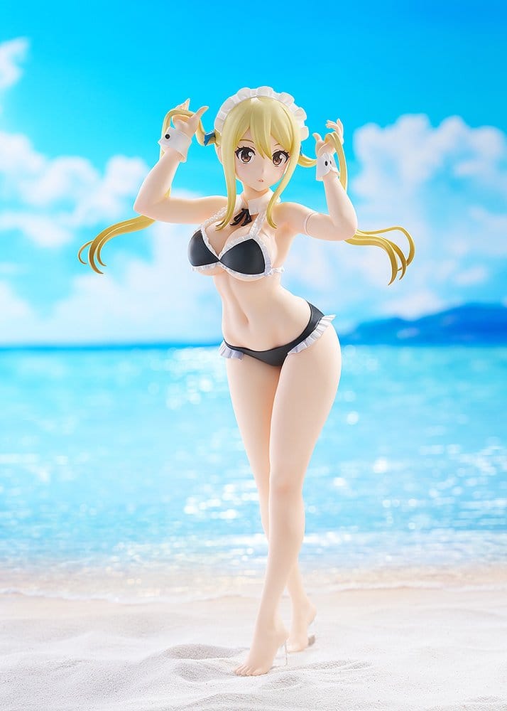Fairy Tail 100 Years Quest Beach Queens Pop Up Parade PVC Figur Lucy Heartfilia: Virgo Form Baddräktsversion L Storlek 23 cm Good Smile Company