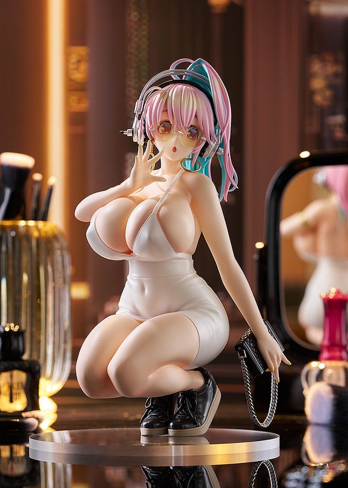 Super Sonico Pop Up Parade PVC Figur 15th Mini Dress Ver. L - 20 cm Good Smile Company