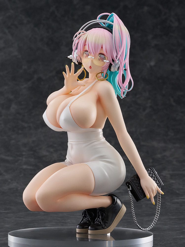 Super Sonico Pop Up Parade PVC Figur 15th Mini Dress Ver. L - 20 cm Good Smile Company