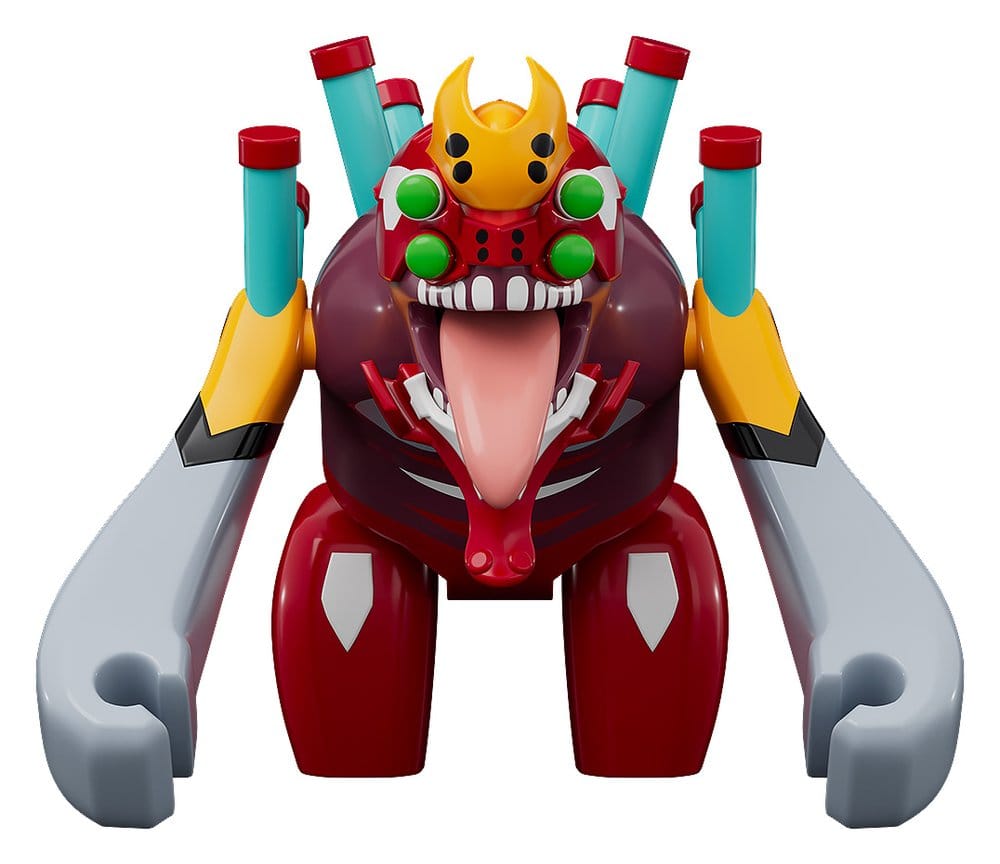 Rebuild of Evangelion Brickroid minifigur Evangelion Unit 02 Beast Form 2nd Phase (Type 1) 4 cm