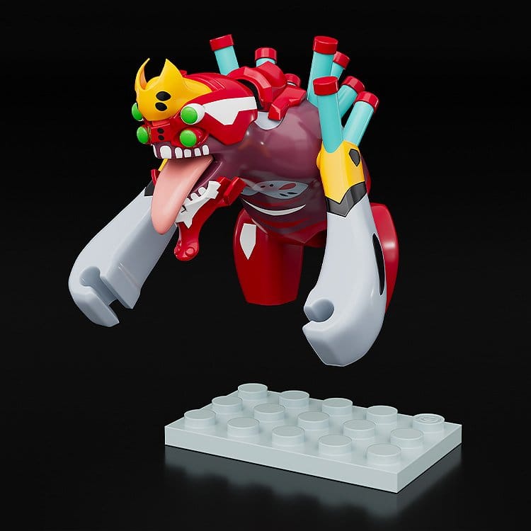 Rebuild of Evangelion Brickroid minifigur Evangelion Unit 02 Beast Form 2nd Phase (Type 1) 4 cm