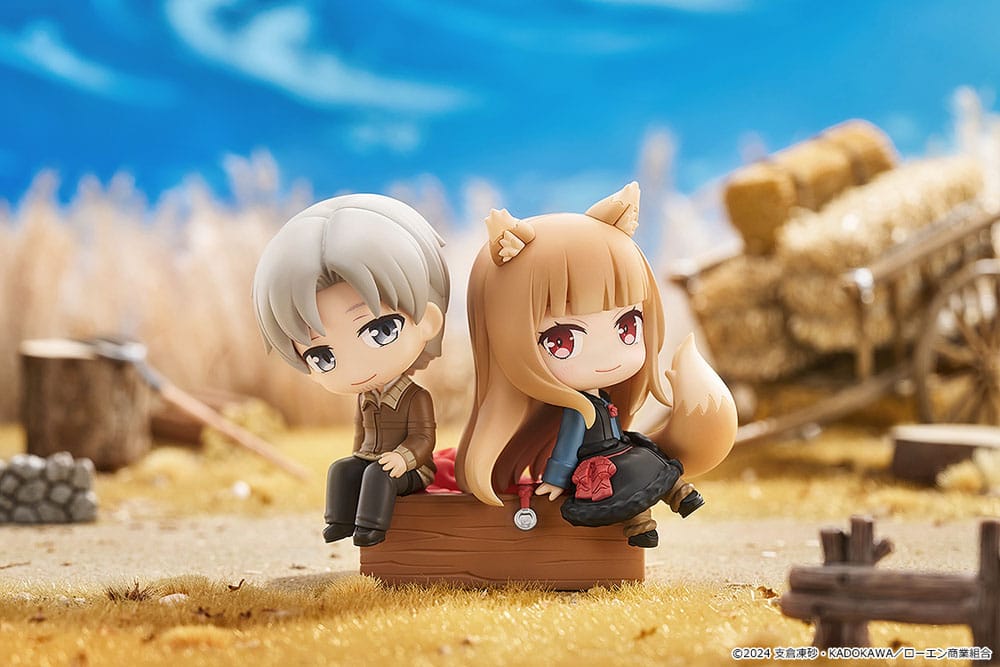 Spice and Wolf: Merchant Meets the Wise Wolf Mini Memory Mini Figure Lawrence & Holo 8 cm Good Smile Company