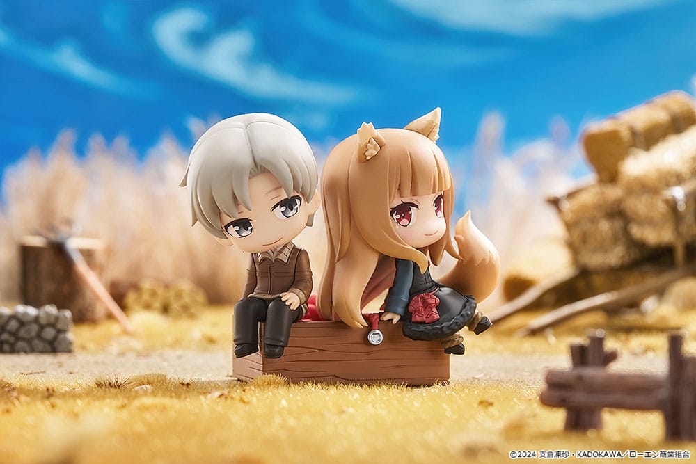 Spice and Wolf: Merchant Meets the Wise Wolf Mini Memory Mini Figure Lawrence & Holo 8 cm Good Smile Company