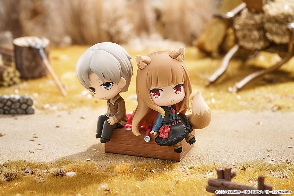 Spice and Wolf: Merchant Meets the Wise Wolf Mini Memory Mini Figure Lawrence & Holo 8 cm Good Smile Company
