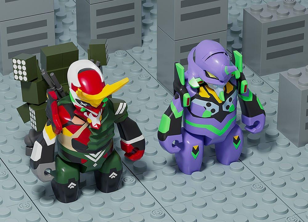 Rebuild av Evangelion Brickroid Action Figur Evangelion Production Model-New 02 - 5 cm Good Smile Company