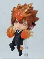 Reborn! Serien Nendoroid Action Figur Tsunayoshi Sawada: Svart Kostym Ver. 11 cm Orange Rouge