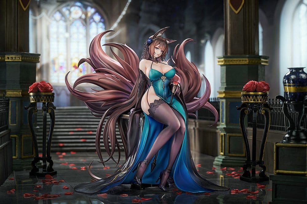 Azur Lane PVC Figur 1/7 Amagi: Throne of Fallen Petals Ver. 27 cm