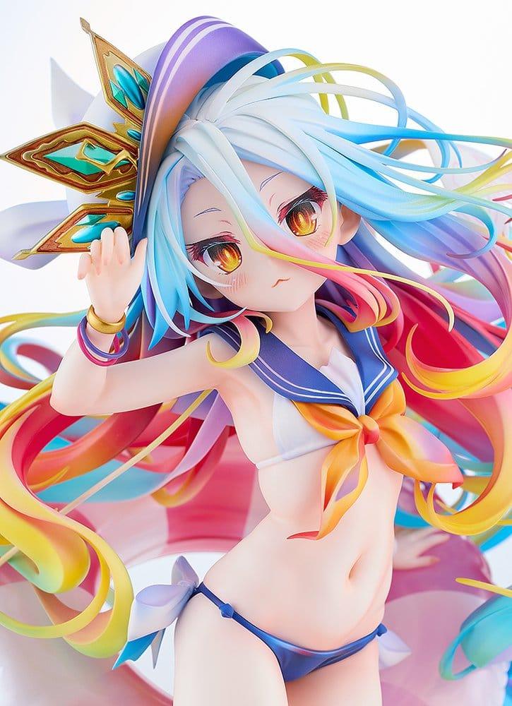 No Game No Life Figure 1/7 Shiro: Sailor-Style Swimsuit Version 24 cm