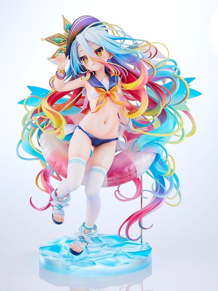 No Game No Life Figure 1/7 Shiro: Sailor-Style Swimsuit Version 24 cm