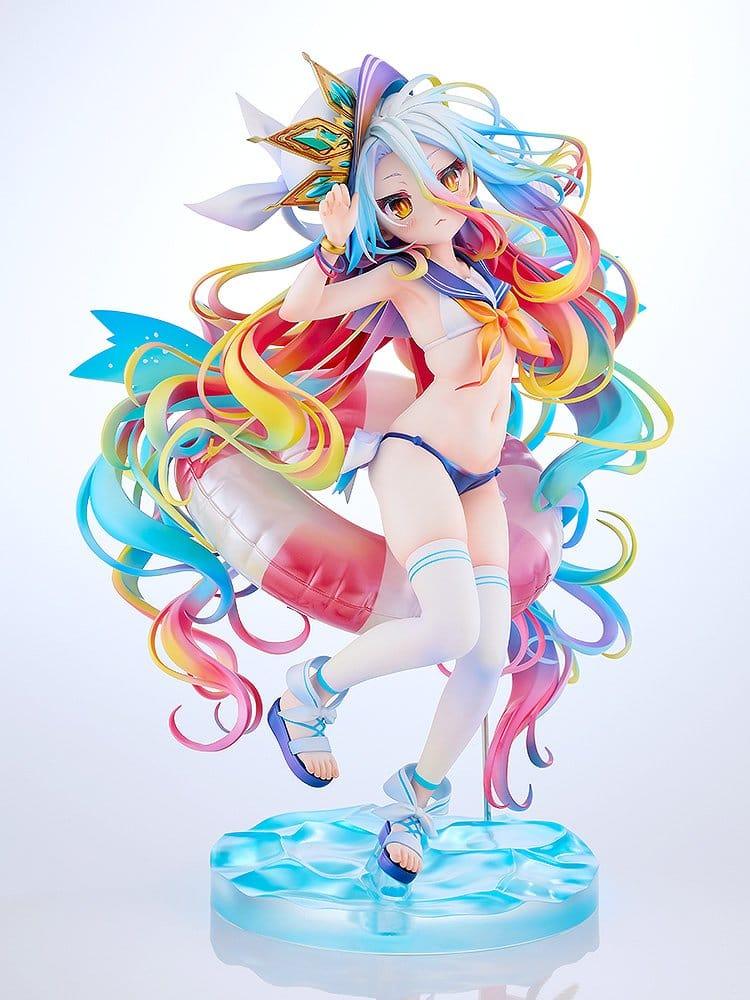 No Game No Life Figure 1/7 Shiro: Sailor-Style Swimsuit Version 24 cm