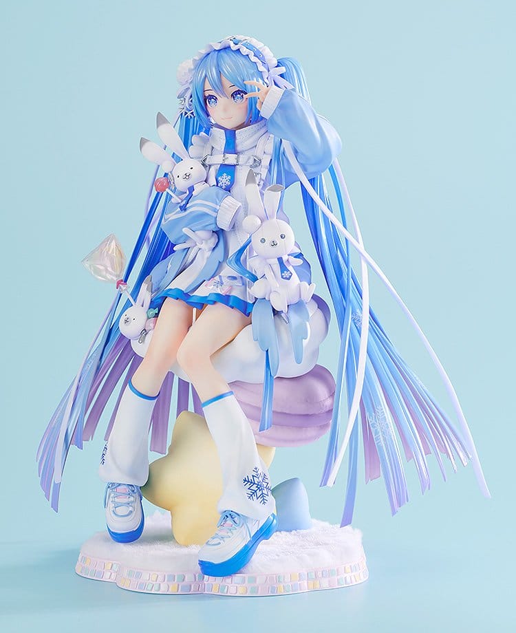 Character Vocal Series 01: Hatsune Miku PVC Figur 1/7 Snow Miku: Yukiiro Pop Ver. 24 cm
