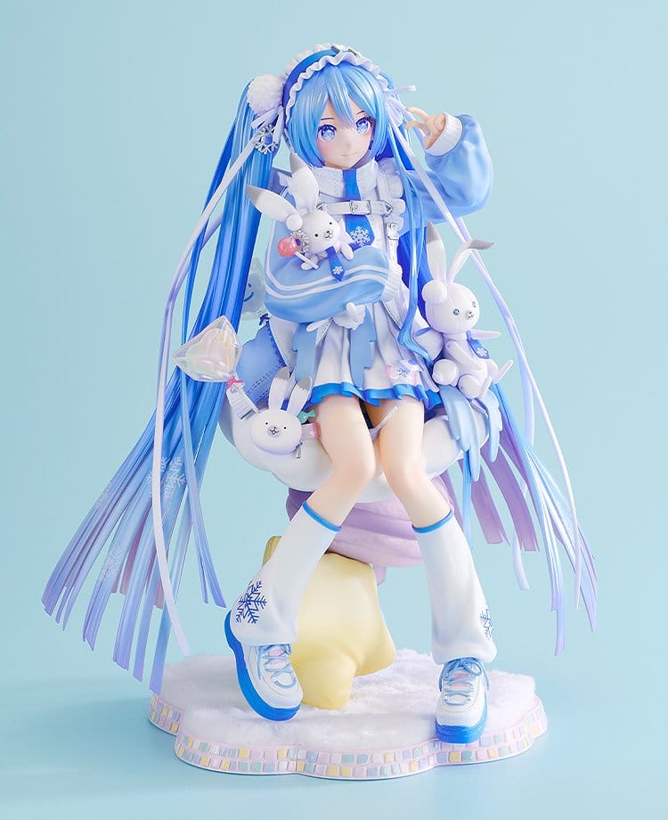 Character Vocal Series 01: Hatsune Miku PVC Figur 1/7 Snow Miku: Yukiiro Pop Ver. 24 cm