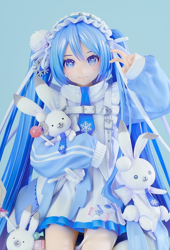Character Vocal Series 01: Hatsune Miku PVC Figur 1/7 Snow Miku: Yukiiro Pop Ver. 24 cm